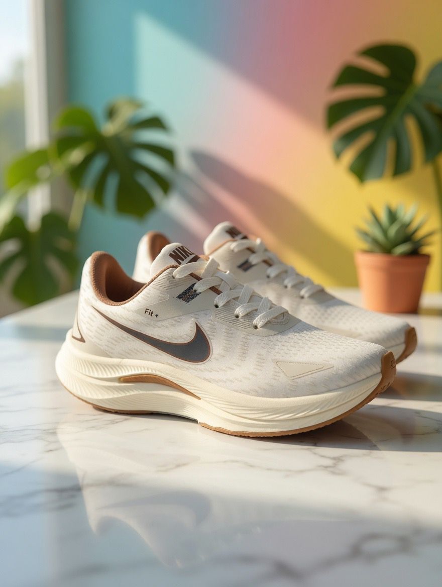 NIKE FIT + OFF WHITE/BEGE