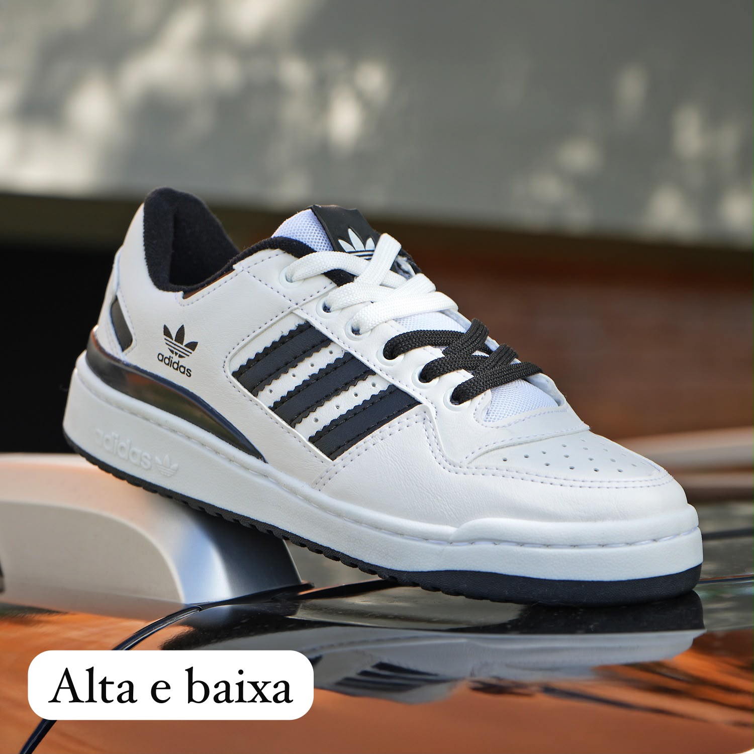 ADIDAS FORUM BRANCO/PRETO preview 1
