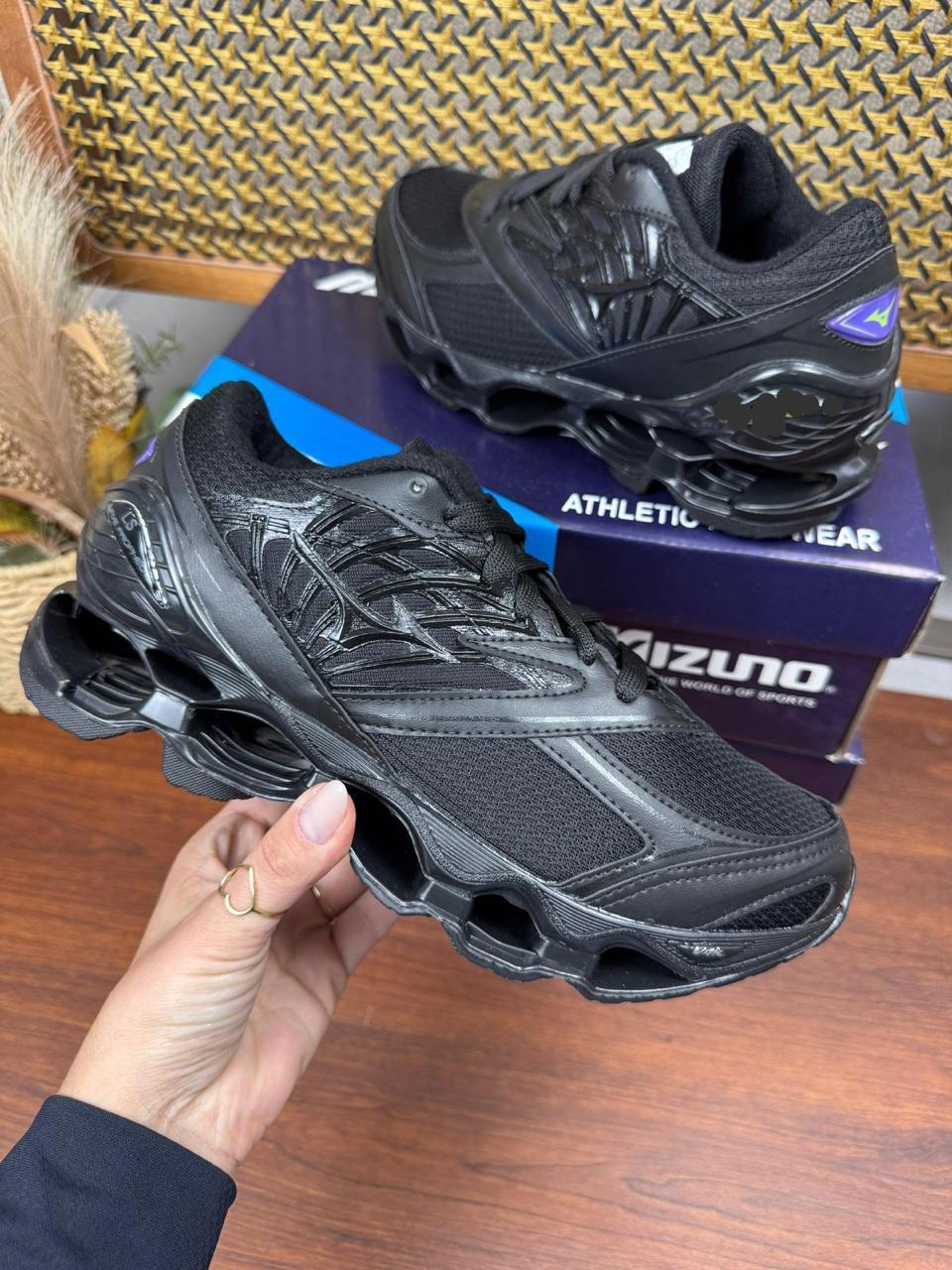 MIZUNO FLOR DE LOTTUS LS PRETO/UVA