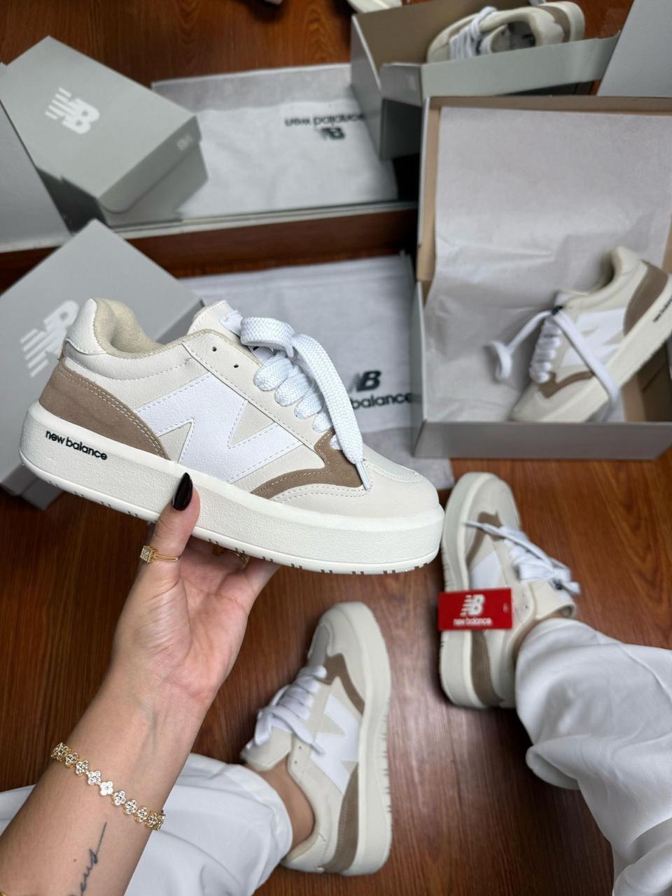 NEW BALANCE CT MARROM/OFF WHITE