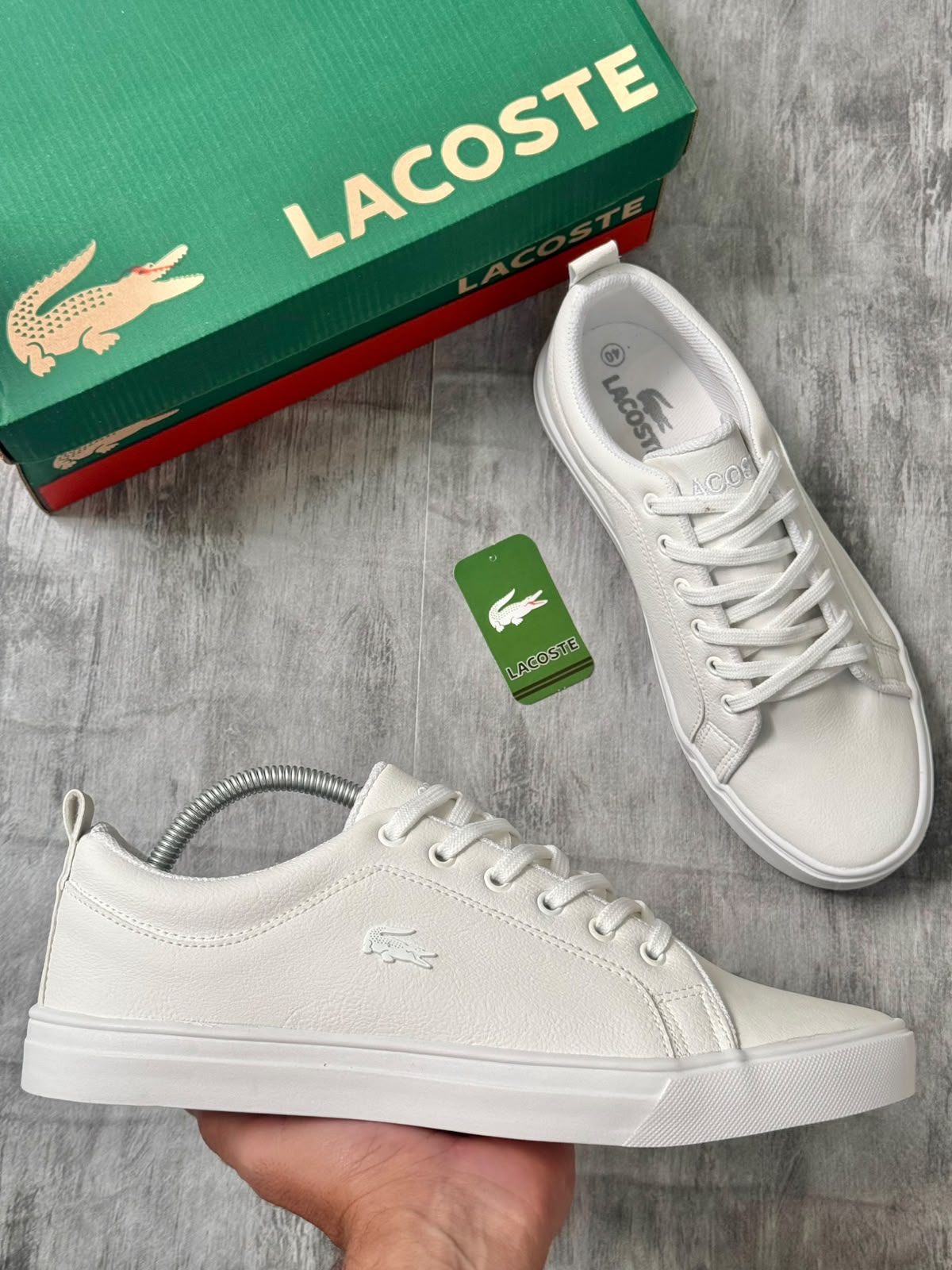 SAPATENIS LACOSTE BRANCO