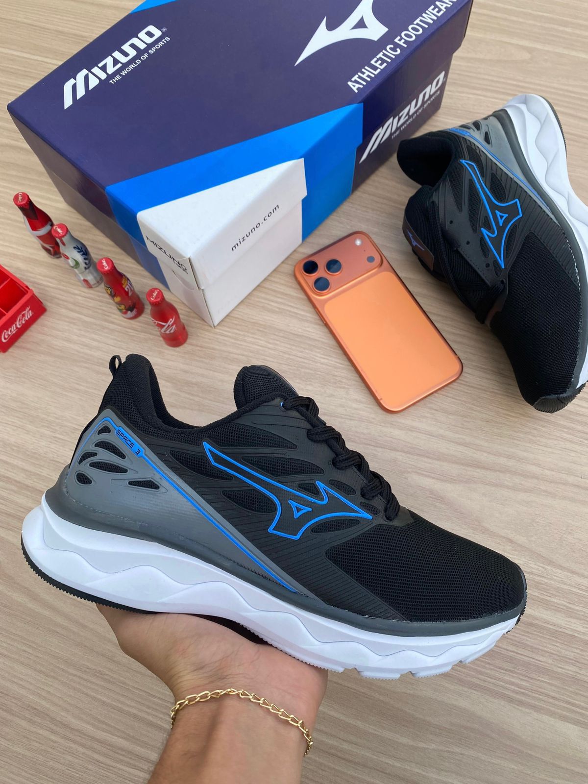 MIZUNO JET ESPECIAL PRETO/AZUL