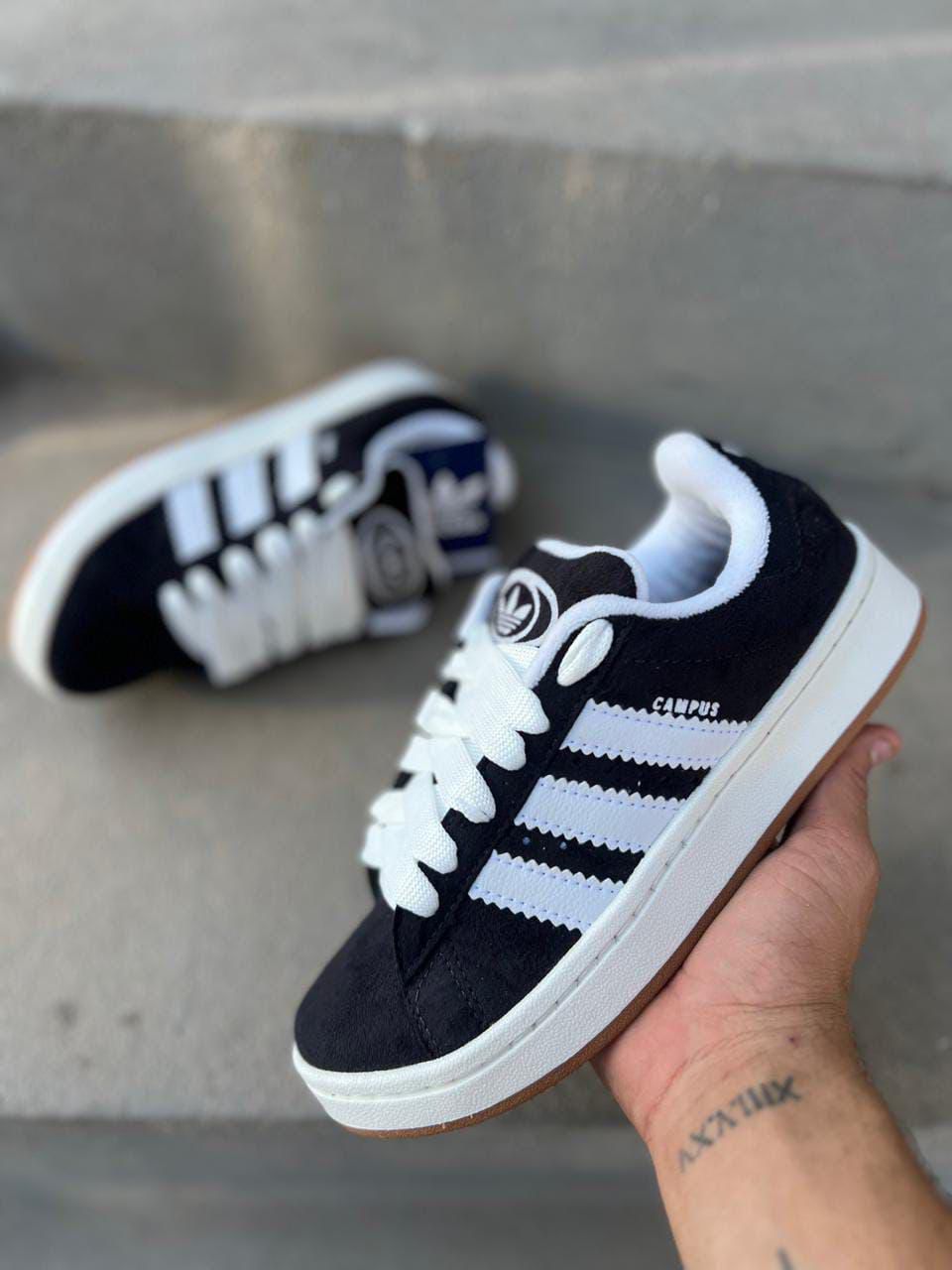 ADIDAS CAMPUS PRETO/BRANCO