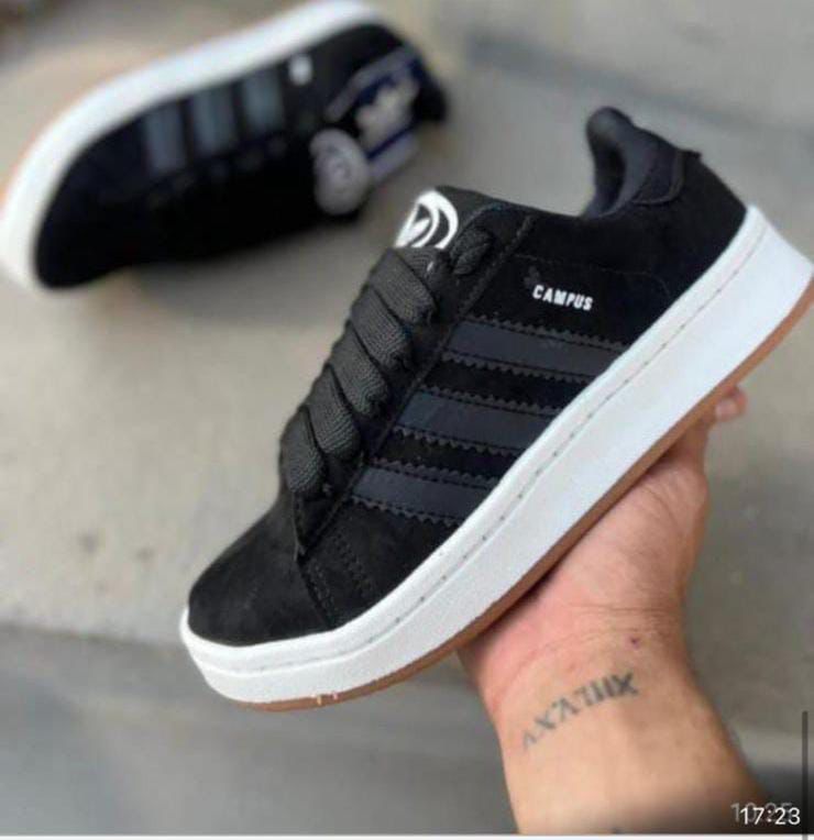 ADIDAS CAMPUS PRETO/LATEX
