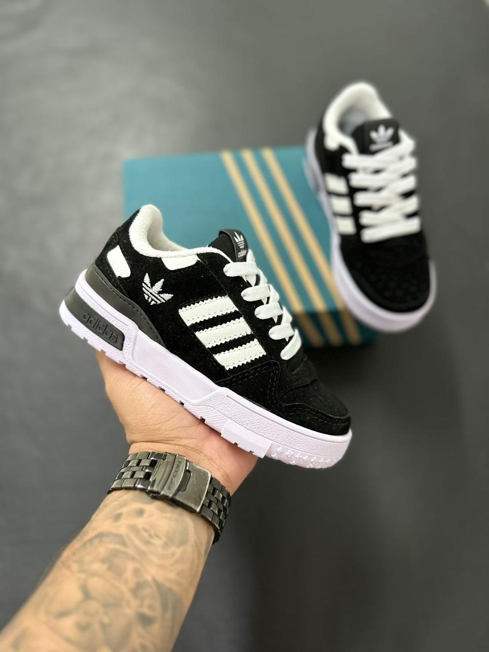 ADIDAS FORUM PRETO/LATEX