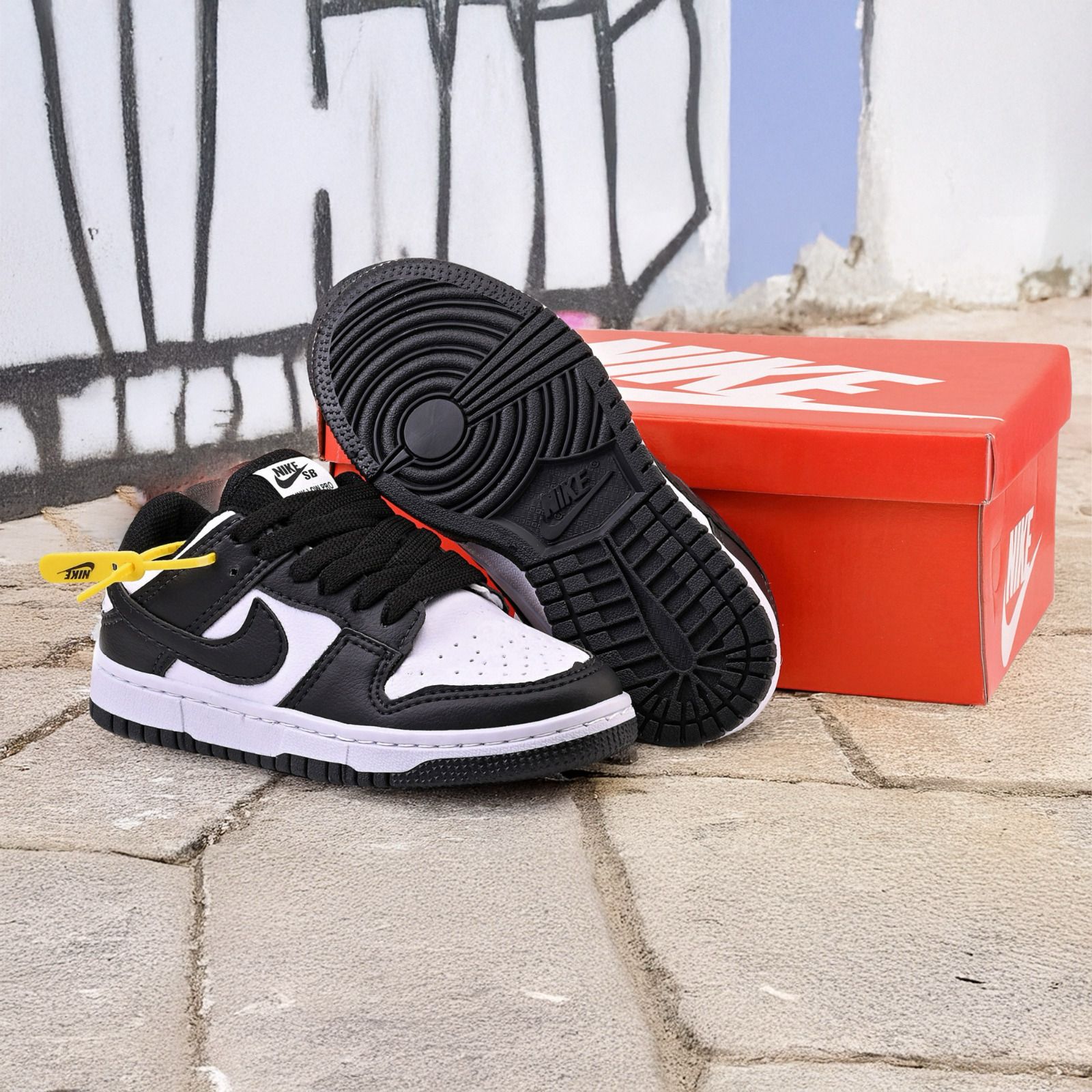 DUNK INFANTIL PRETO/BRANCO