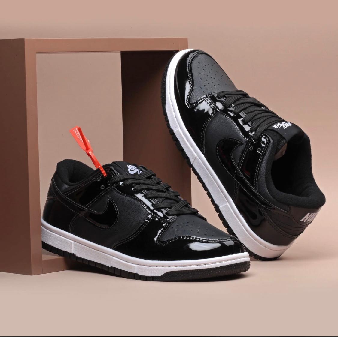 DUNK INFANTIL PRETO/VERNIZ