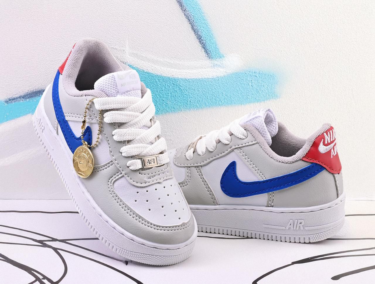 AIR FORCE INFANTIL GELO/AZUL