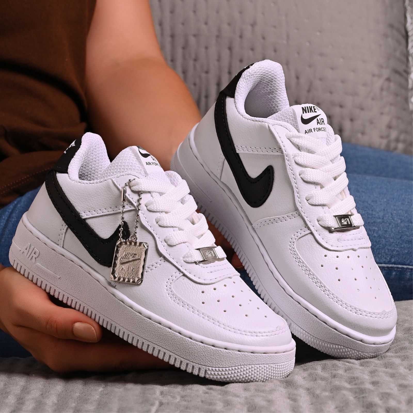 AIR FORCE INFANTIL BRANCO/PRETO