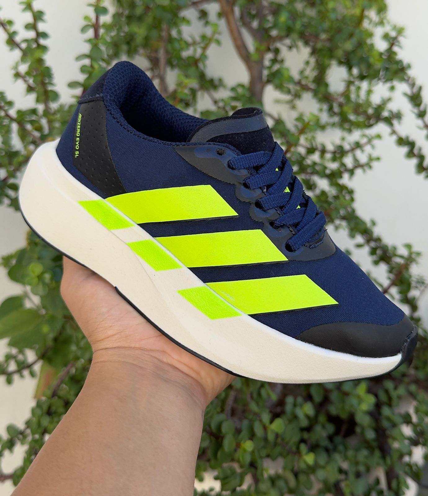 ADIDAS SL INFANTIL AZUL MARINHO/LIMÃO