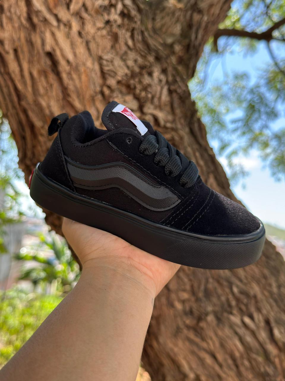 VANS KNU INFANTIL PRETO/PRETO