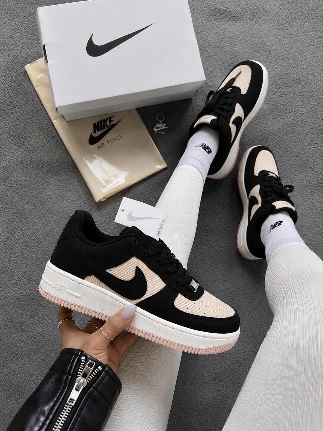 AIR FORCE PREMIUM BLACK/ROSE