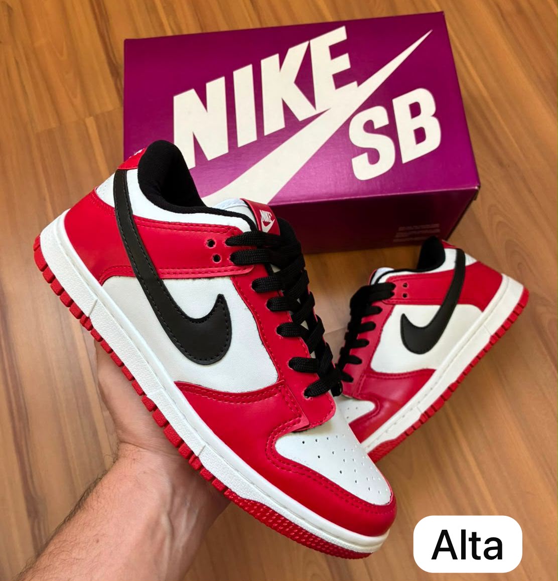 NIKE Sb DUNK VERMELHO/BRANCO