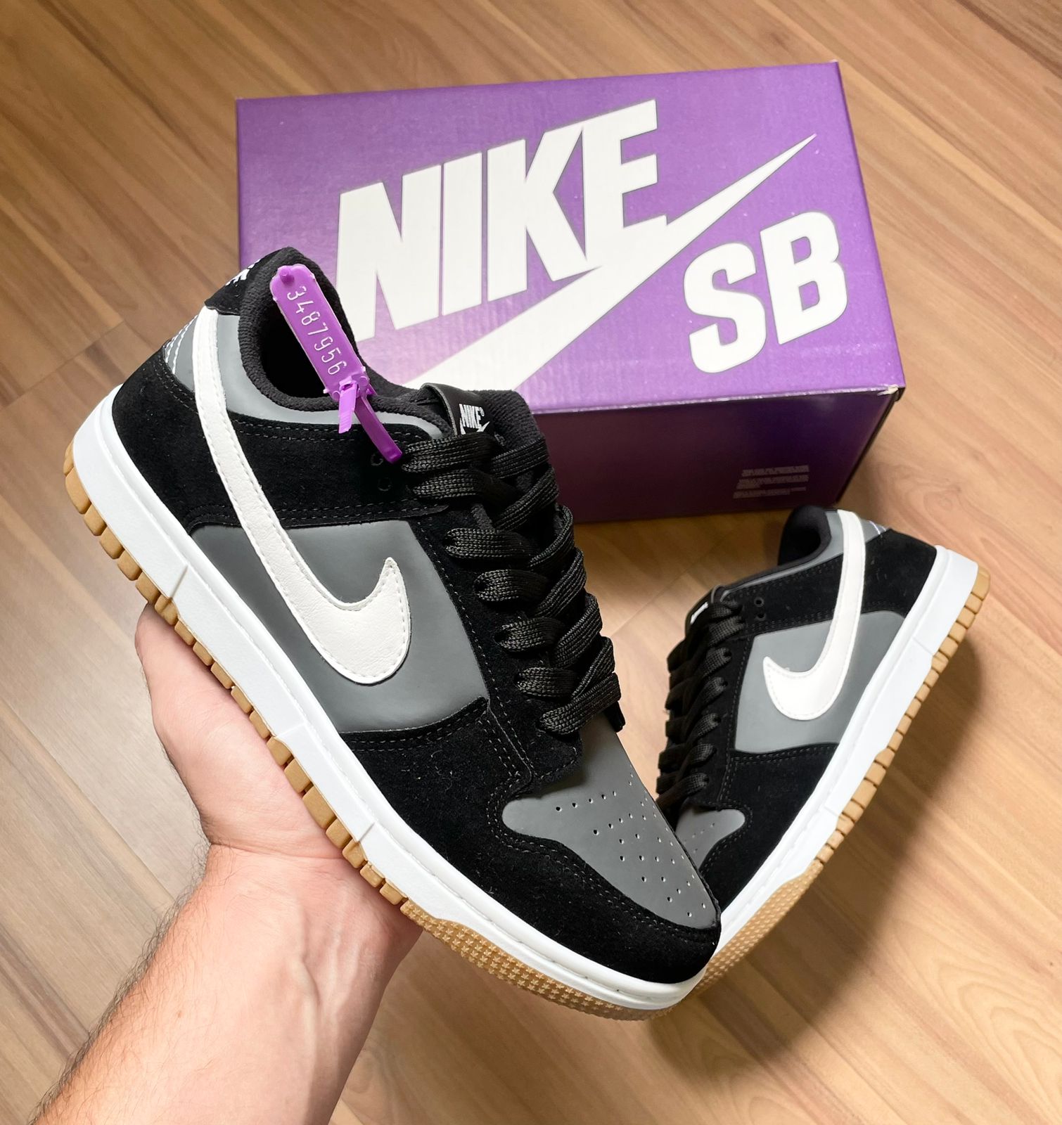 NIKE Sb DUNK GRAFITE CREPE