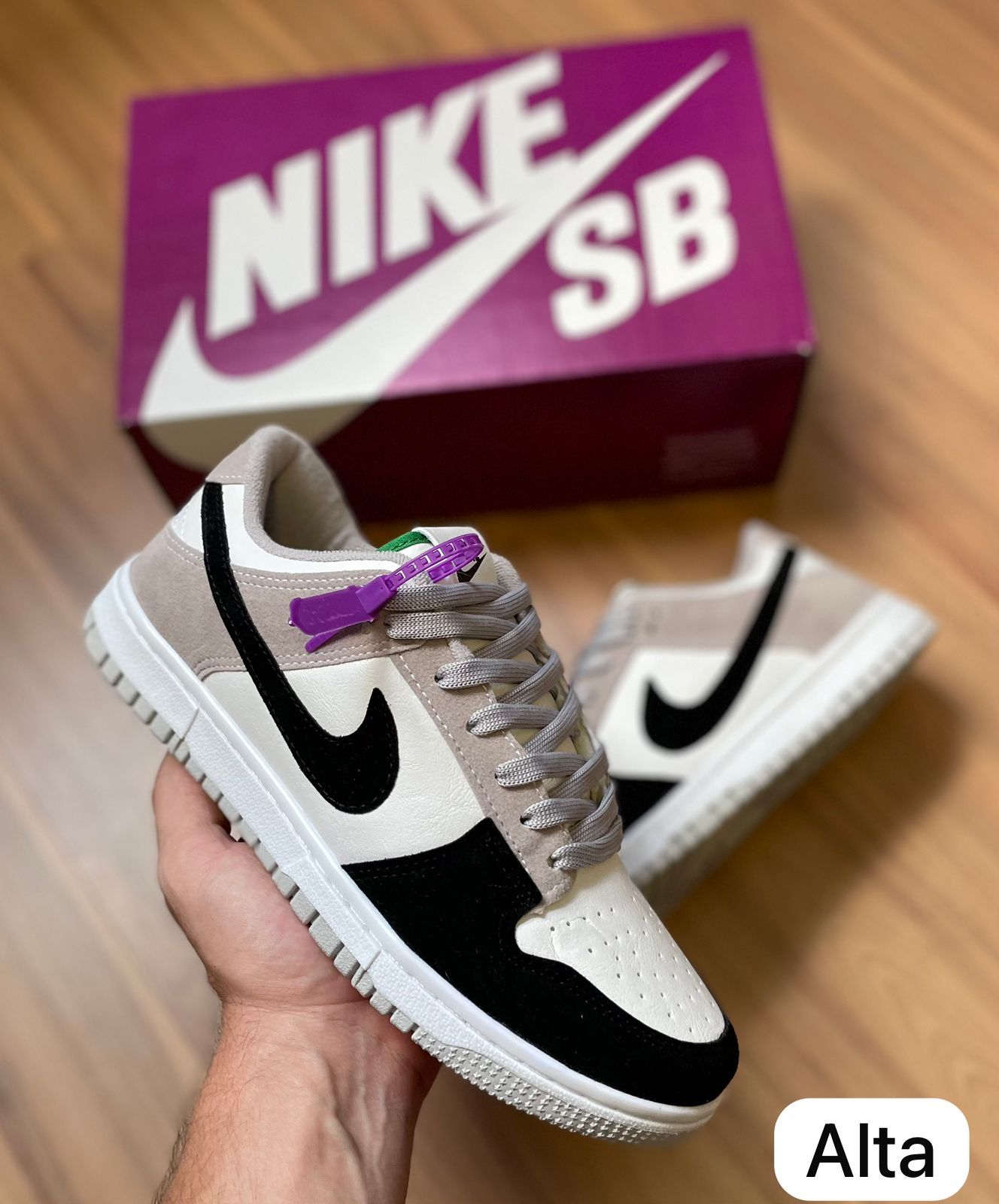 NIKE Sb DUNK PRETO/PRETO