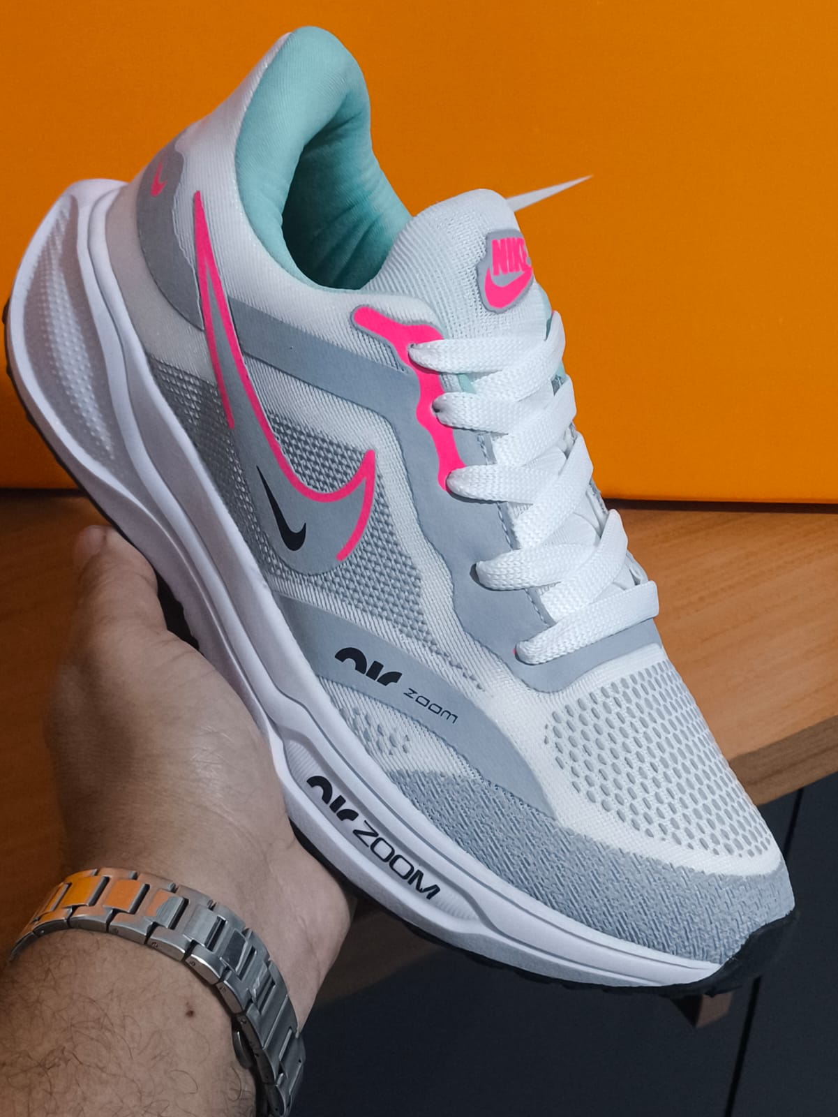 NIKE ZOOM SUPER BRANCO/VERDE AGUA