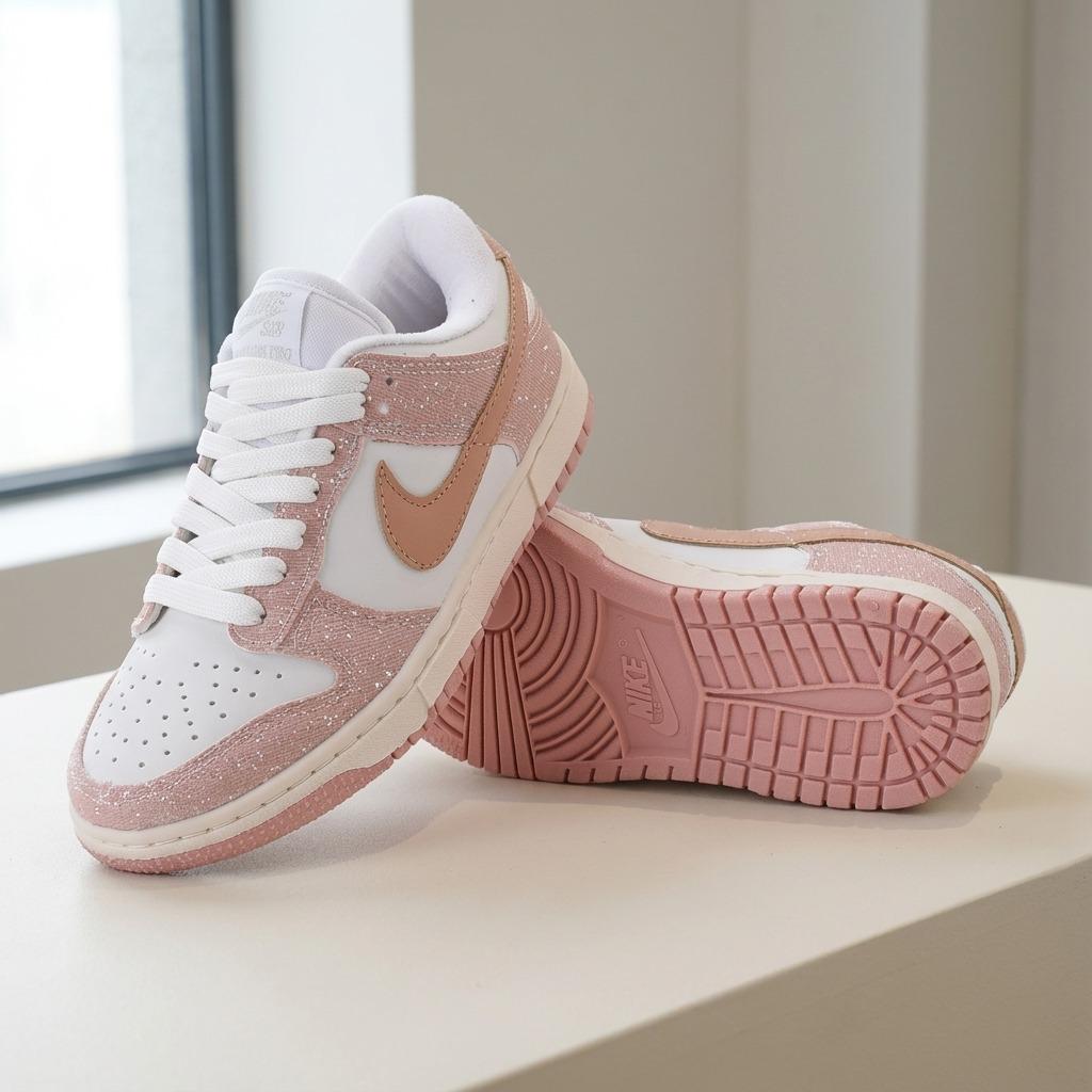 NIKE DUNK GLITER ROSE