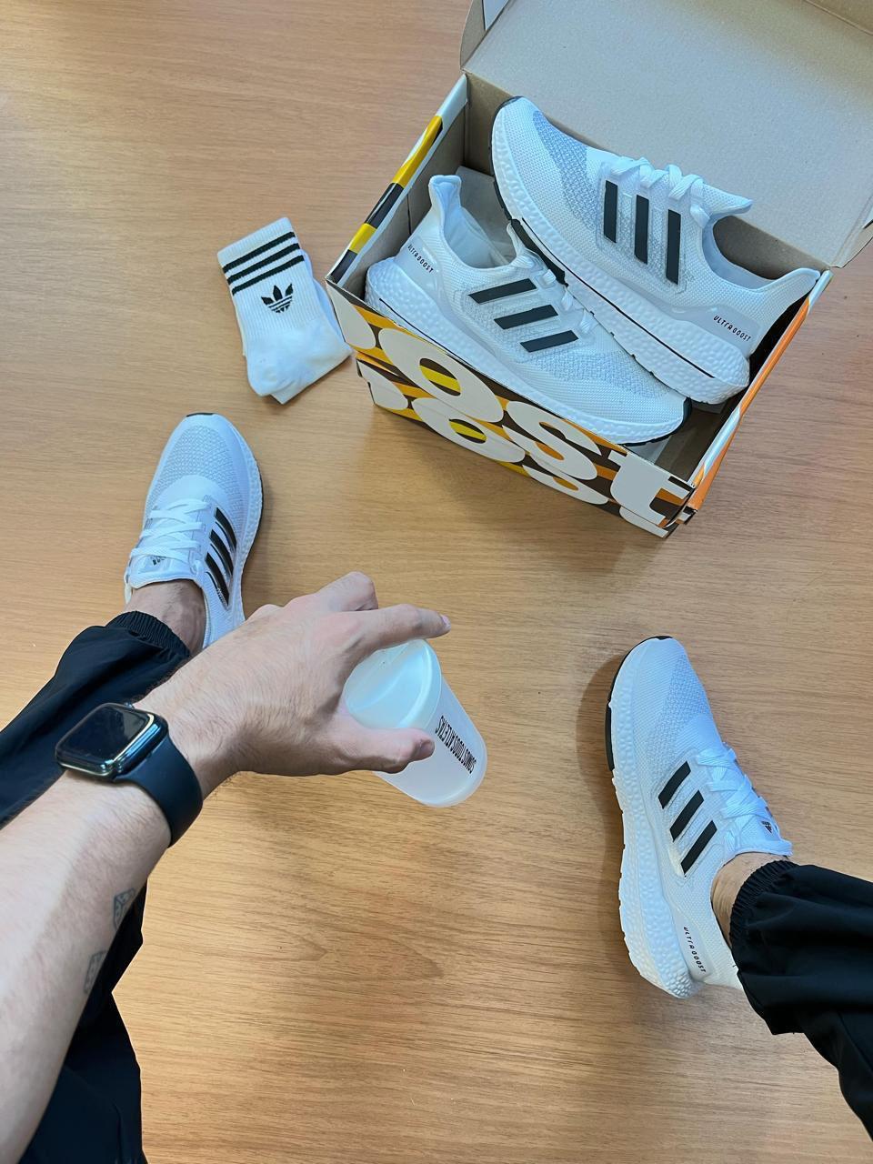 ADIDAS ULTRABOOST BRANCO/BRANCO preview 1