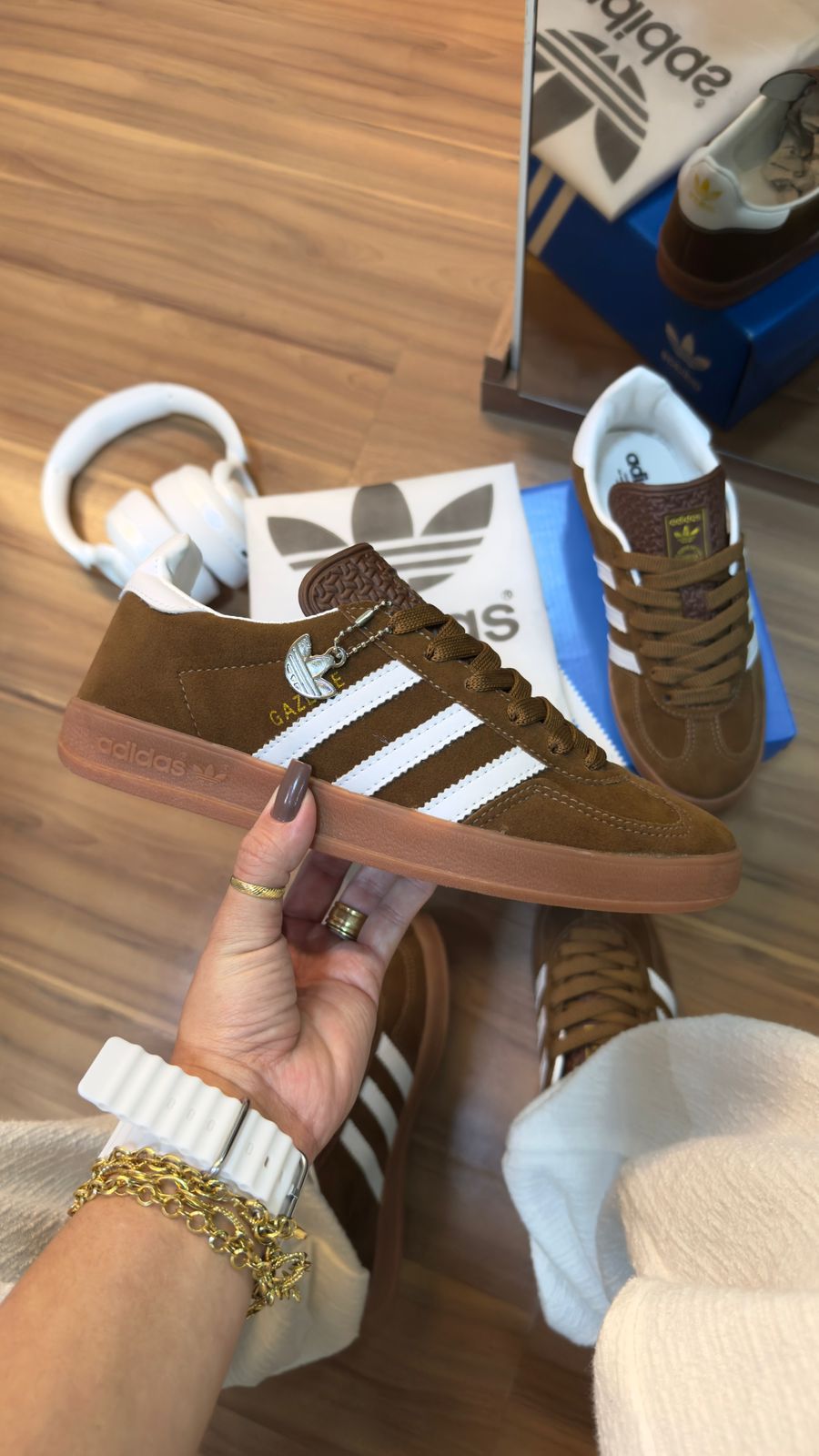 ADIDAS GAZELLE CONHAQUE