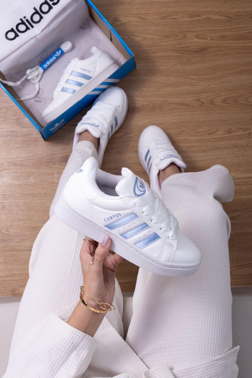 ADIDAS CAMPUS BRANCO SINTÉTICO / AZUL