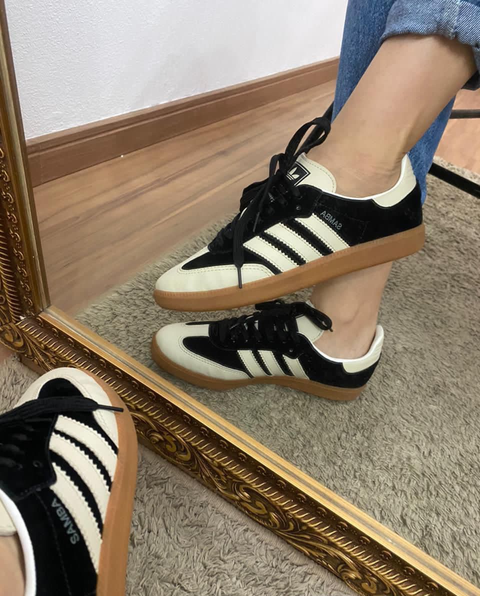 ADIDAS SAMBA 110 NATURAL/PRETO