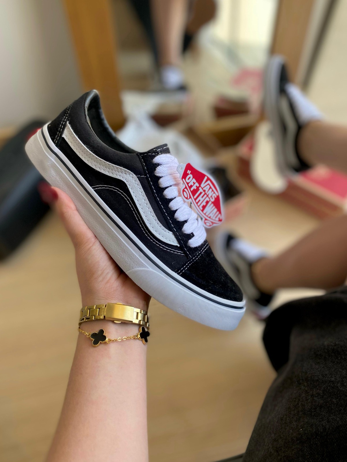 VANS OLD SCHOOL VULCANIZADO PRETO/BRANCO