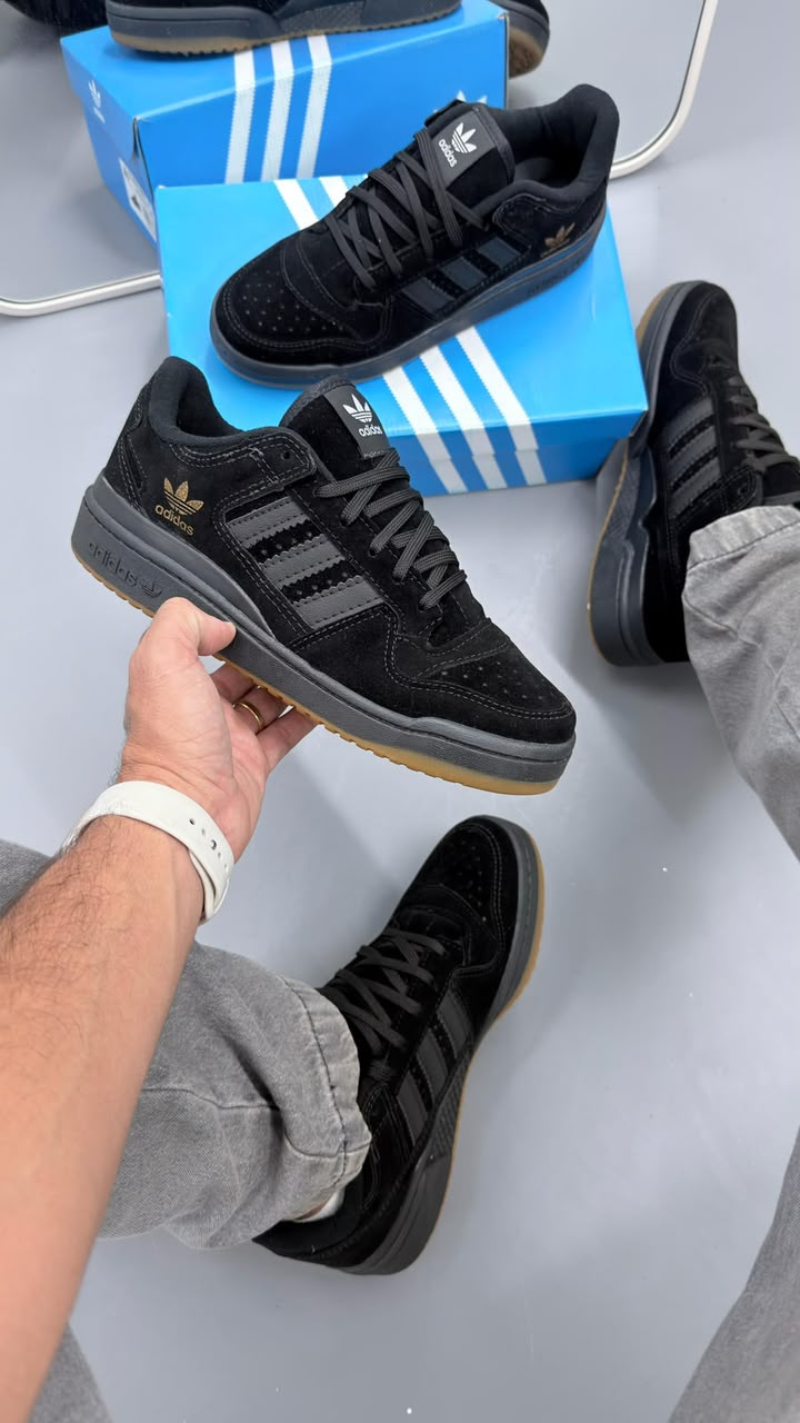 ADIDAS FORUM INFANTIL BRANCO/PRETO preview 1