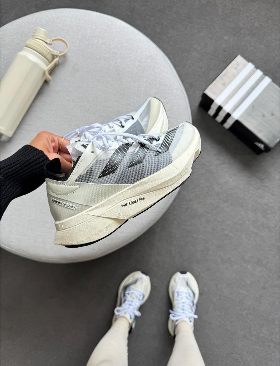 ADIDAS ADIZERO PRO 3 BRANCO/PRETO