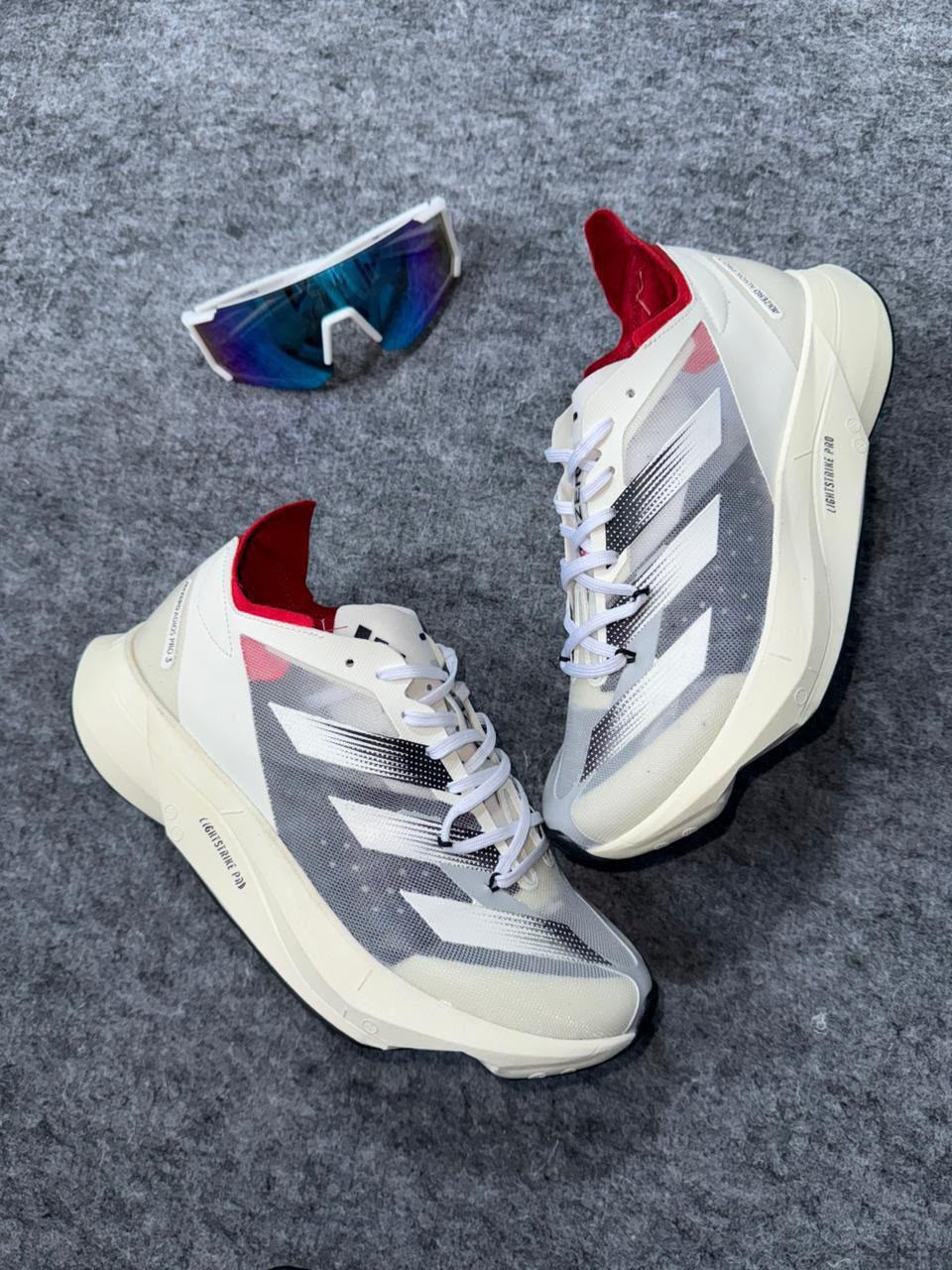 ADIDAS ADIZERO PRO 3 BRANCO/VERMELHO