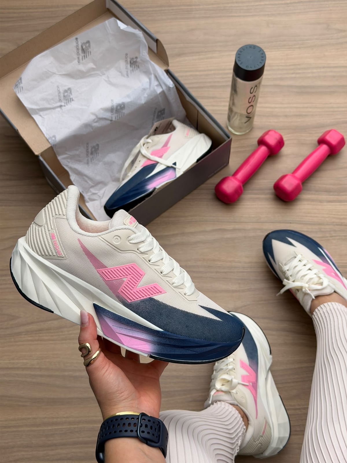 NEW BALANCE V5 OFF AZUL /PINK preview 1