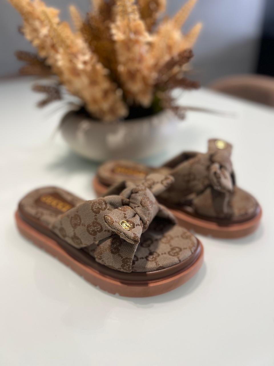 SANDALIA GUCCI LANÇO CALMEL
