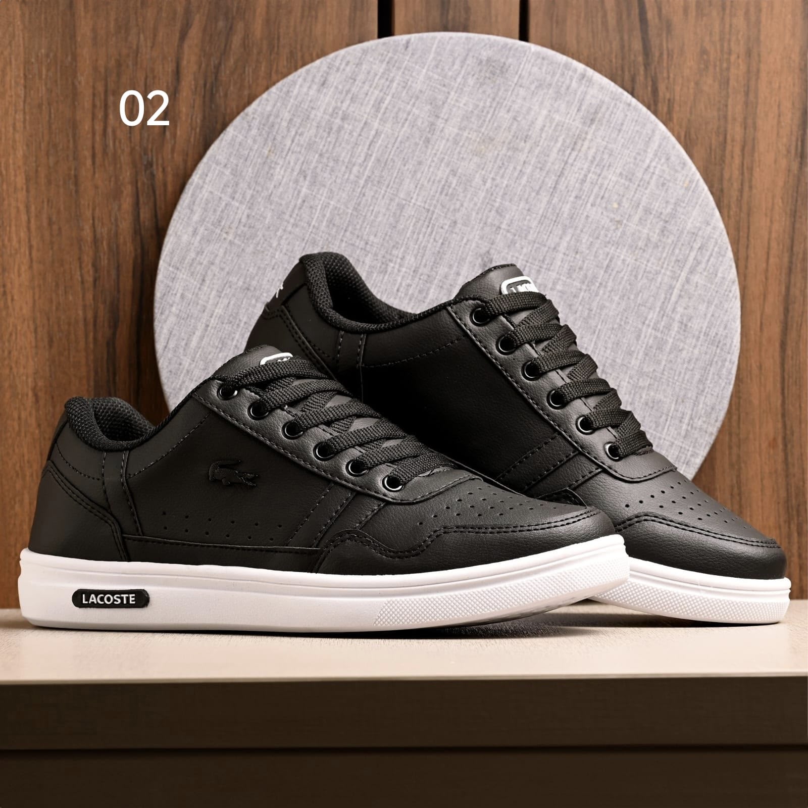 SAPATENIS LACOSTE T-CLIP PRETO/PRETO preview 1