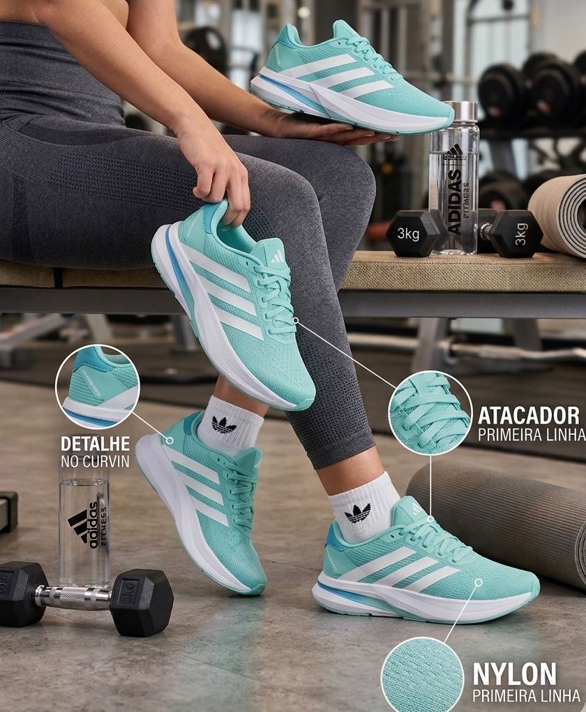 ADIDAS DURAMO SPEED2 VERDE/AGUA