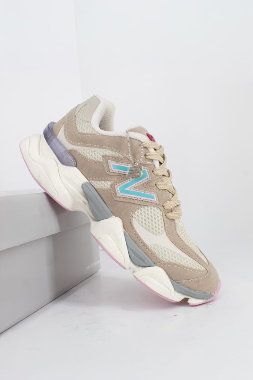 NEW BALANCE 9060 INFANTIL CREME/ROSE