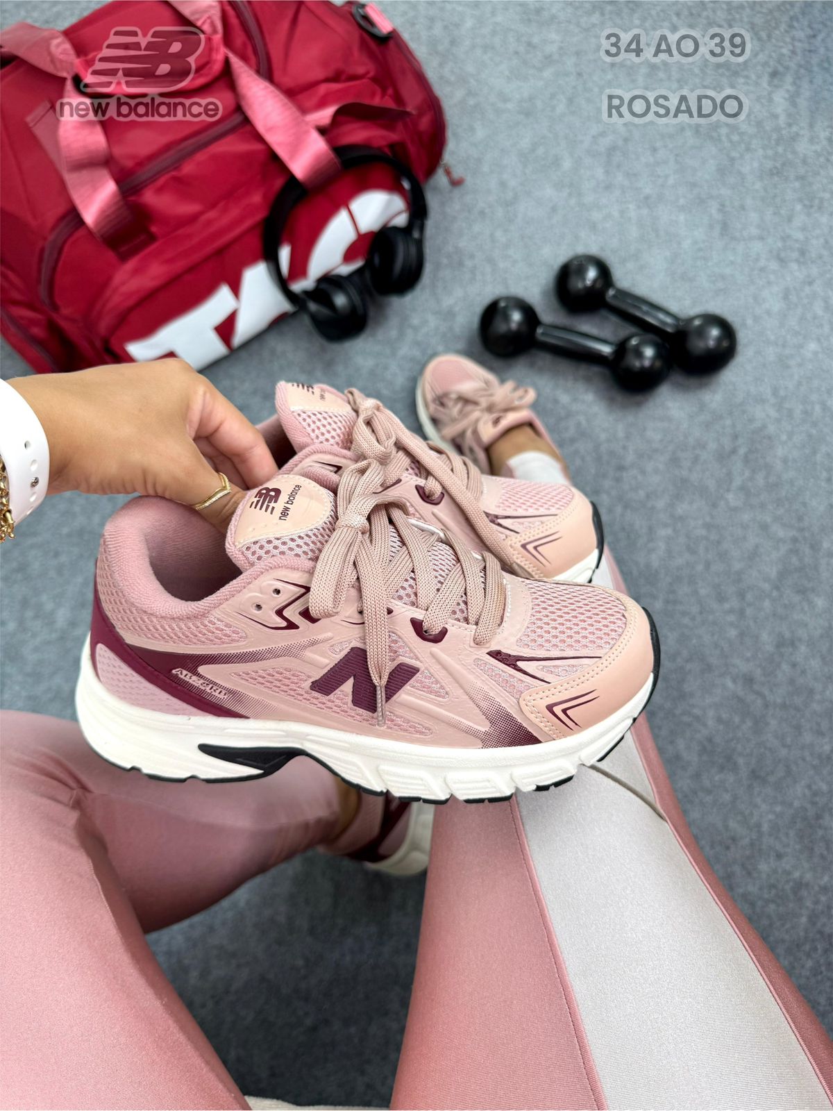 NEW BALANCE RUNNING ROSADO