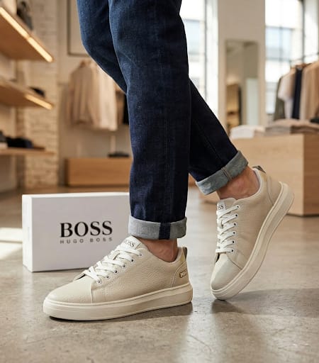 SAPATENIS HUGO BOSS OFF WHITE