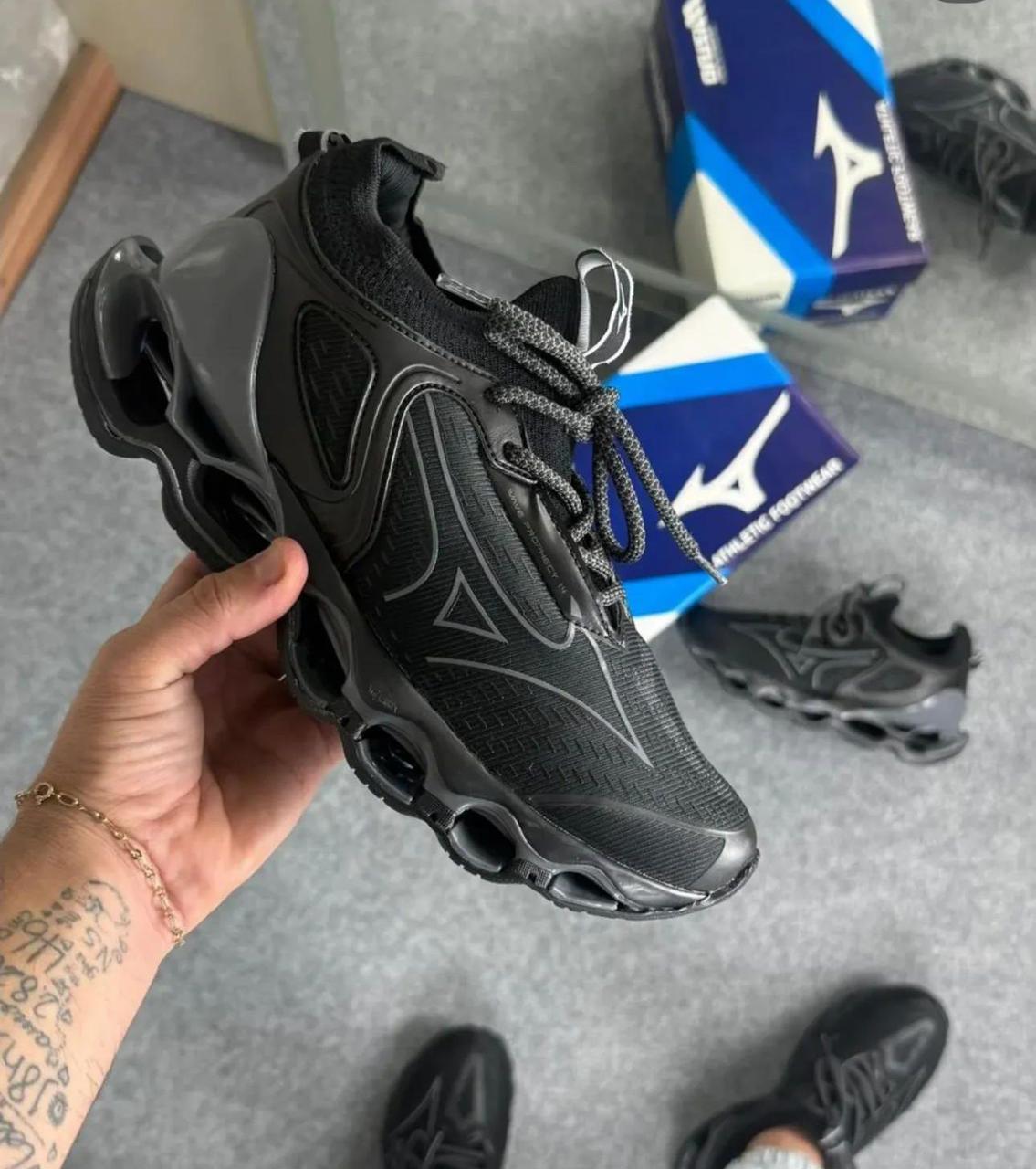 MIZUNO PRO 14 PREMIUM PRETO/PRETO